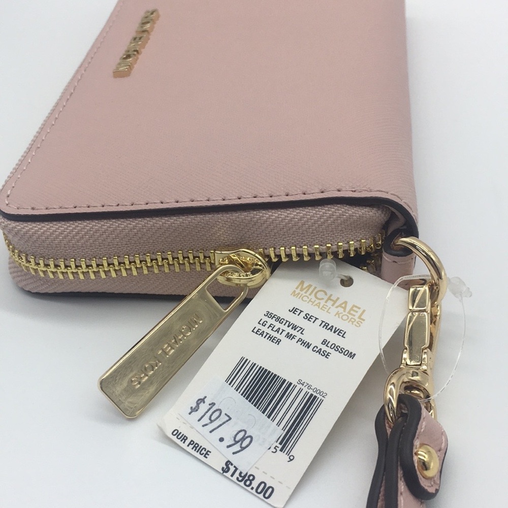 Michael Kors Jet Set Travel Phone Wallet Wristlet - Picture 5 of 8